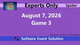 Experts Only Game #3 | August 7, 2026 Event | Spider screenshot 4