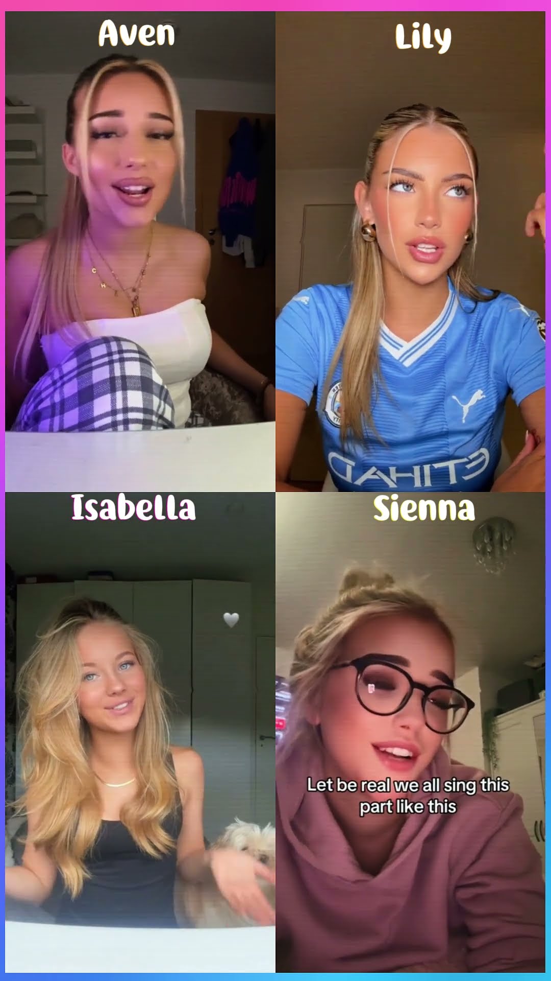 Phone is Buzzin - Aven x Lily x Isabella x Sienna #shorts #dance #tiktok