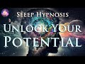 Guided sleep hypnosis  unlock your full potential and reprogram your mind 432 hz affirmations