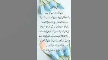 Egzon - Ibrahimi  ) سورة التكوير) SURAH AT-TAKWIR #attakwir