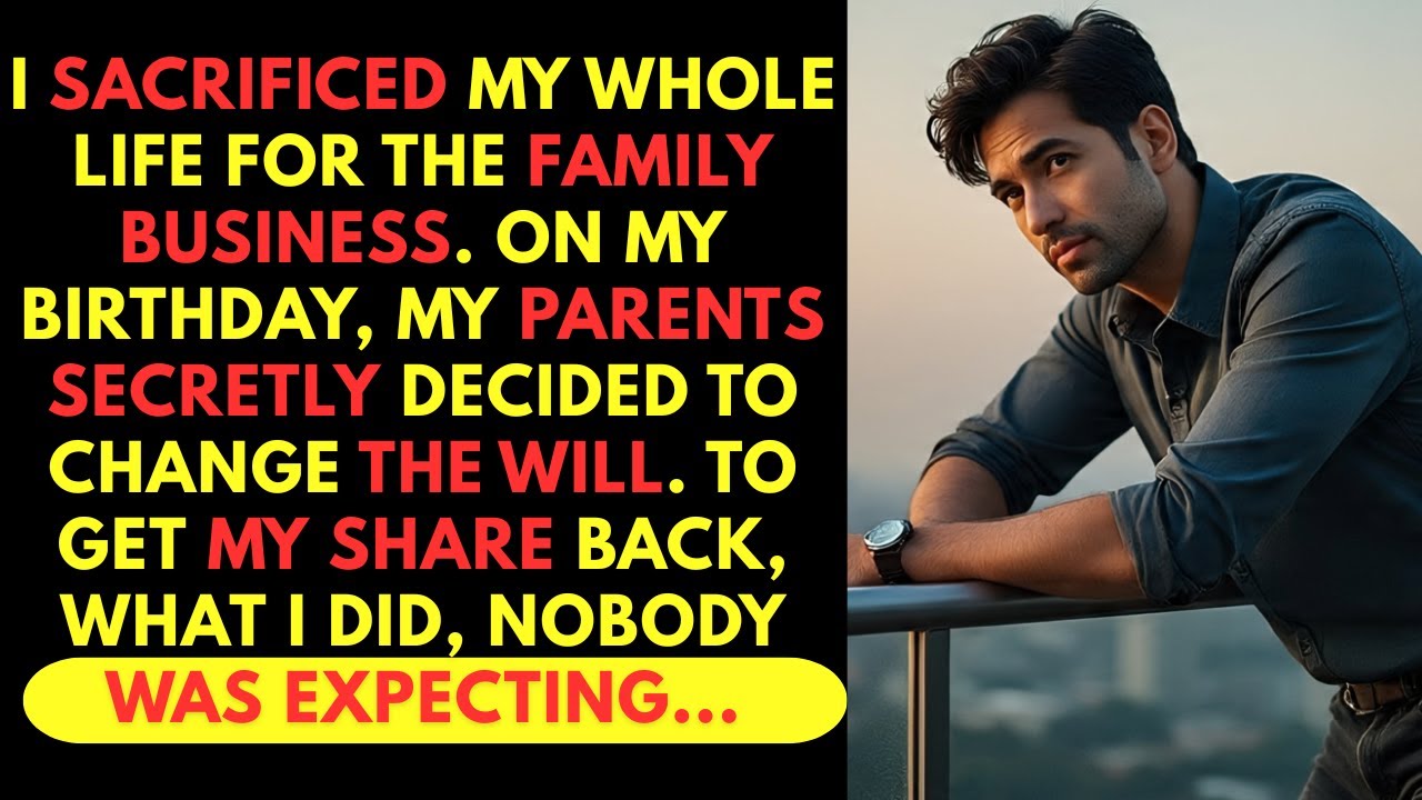 At My Own Birthday Party, I Overheard My Parents’ Plan to Cut Me Out of the Will…