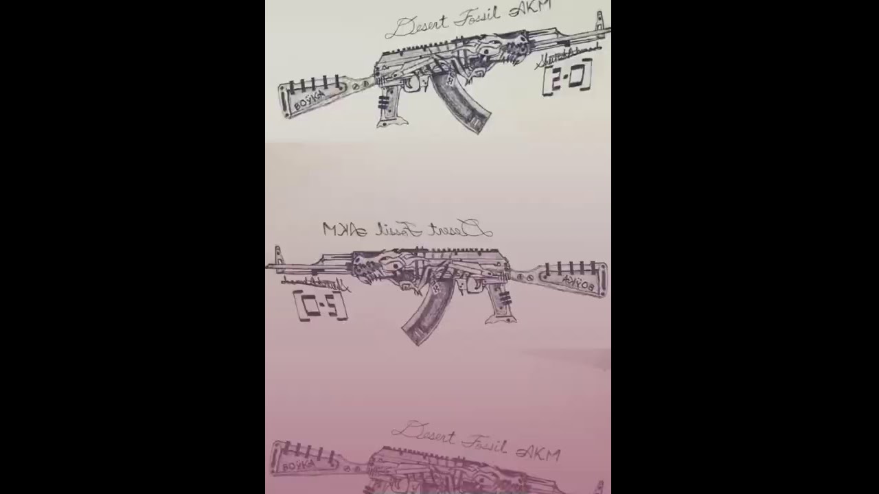 Finally Done Desert Fossil AkM Sketch (BOÿKA)