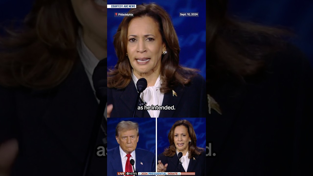 Harris blames Trump for overturning Roe v. Wade during debate Harris blames Trump for overturning Roe v. Wade during debate
