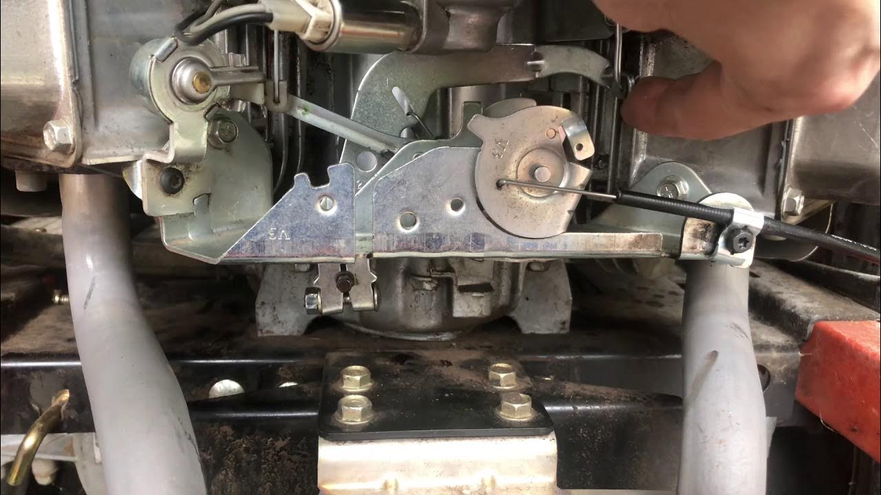Briggs and Stratton Intek V-Twin Governor Issue - YouTube