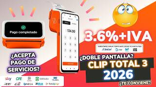 Clip Total 3 2026 😱 DOUBLE screen | Unboxing #pointofsale #clip #sales #business