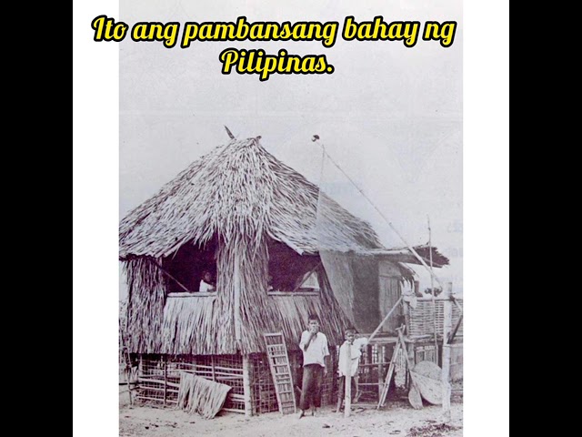 Sinaunang Bahay Ng Mga Pilipino Drawing