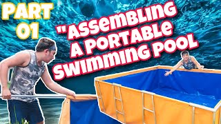 D.I.Y. Tarpauline Lona, Portable Swimming Pool🤩😘