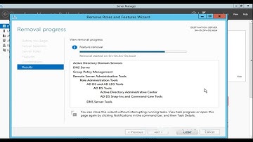 How To Demote Uninstall Domain Controller Active Directory Windows Server 2012