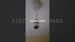 Electrical snags-pendant light fitting #Shorts