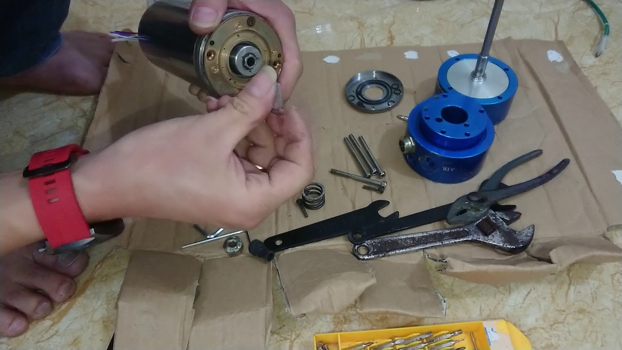 Dã Air bearing spindle ( clip 2). YouTube