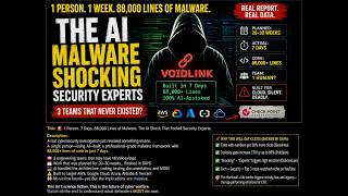 One Person Used AI to Build 88,000 Lines of Malware in a Week