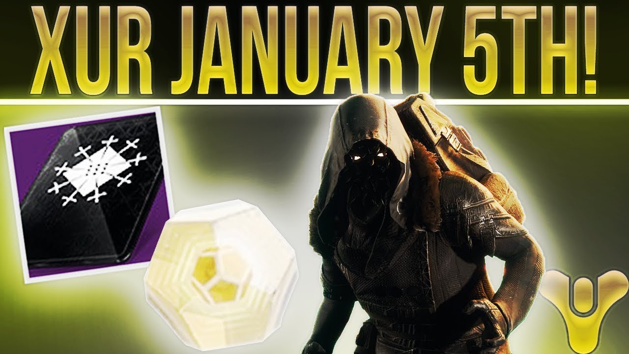 Destiny 2 New Xur Location & Exotic Inventory. (January 5th) Fated Engram, 3 of Coins, Loot & More!
