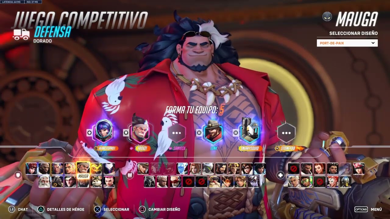 34 kills con mauga en 6vs6| Overwatch 2