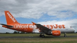 EasyJet flight 7373 to Berlin taking off at London Southend Airport(This video shows EasyJet flight 7373 to Berlin taking off on runway 24 at London Southend Airport. The aircraft is an Airbus A319-111 with registration G-EZIO., 2013-10-18T14:00:04.000Z)