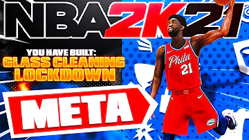 BEST GLASS CLEANING LOCKDOWN BUILD ON NBA 2K21! META BUILD SERIES VOL  5