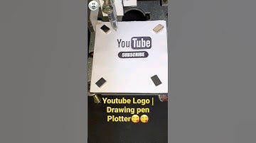 Youtube Logo | Drawing CNC Pen Plotter 😋😋 #srilanka #plotter #youtubeshorts #cnc