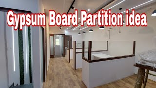 Gypsum Board Partition || How to installation Gypsum board Partition ||Gypsum Bord Partition cost