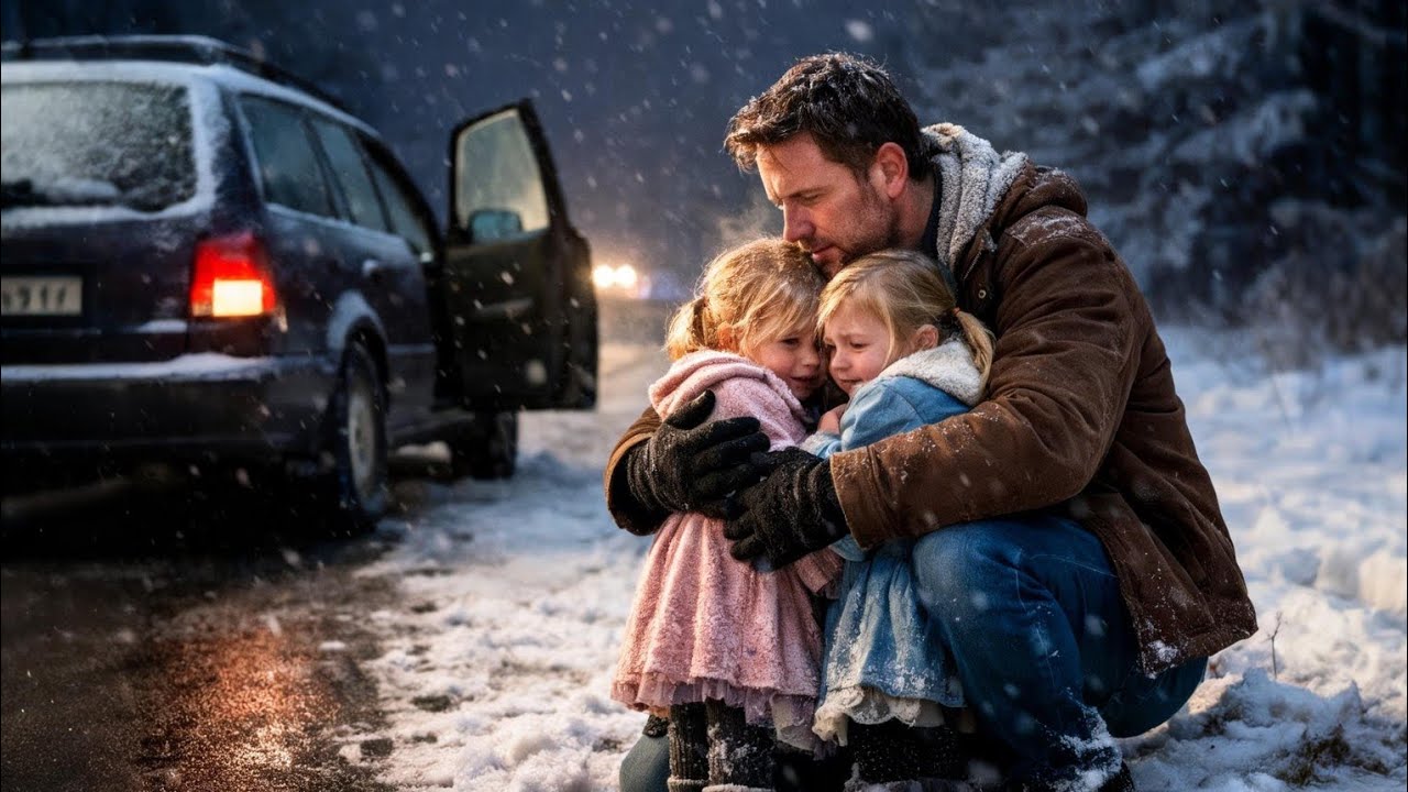 Sur une route déserte la veille de Noël, il fait un choix qui va sauver une famille