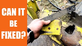Busted John Deere Riding Mower Deck - Is It Worth Fixing?