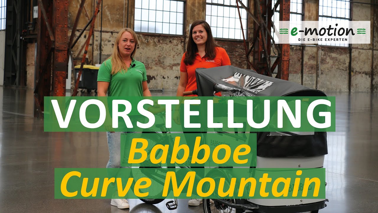 Babboe Curve Mountain - 2021 | Stabiles e-Lastenrad für den nachhaltigen  Kindertransport - YouTube