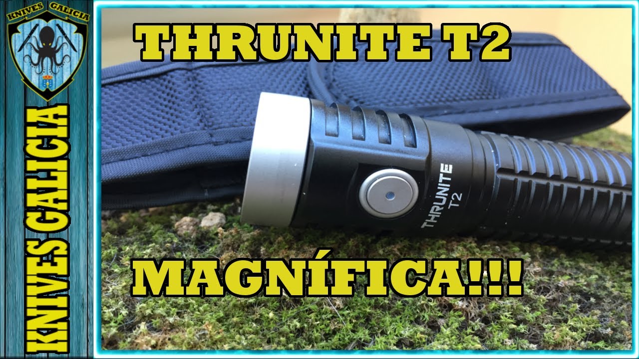 THRUNITE T2 | Una linterna inundadora y muy portable | Linternas EDC -  YouTube