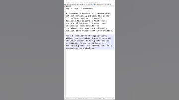 Key points to Remember while using EXPOSE parameter in Dockerfile - #docker