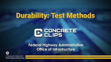 Concrete Clips: Durability Test Methods