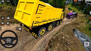 Full Heavy Loaded Truck Gameplay || Kashmeer To KanyaKumari || Bus Simulator Indonesia || Game screenshot 3