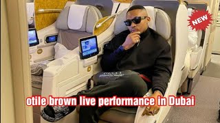 Otile brown perfoming live in Dubai -Kizadubai