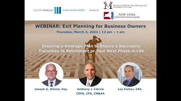 Exit Planning for Business Owners: Creating a Strategic Plan For Your Next Phase in Life
