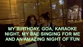My Baby Sang for me - Birthday Fun | Goa Day 1 | Travel Vlog 12
