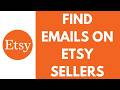 How To Find Emails Of Etsy Seller (2026)
