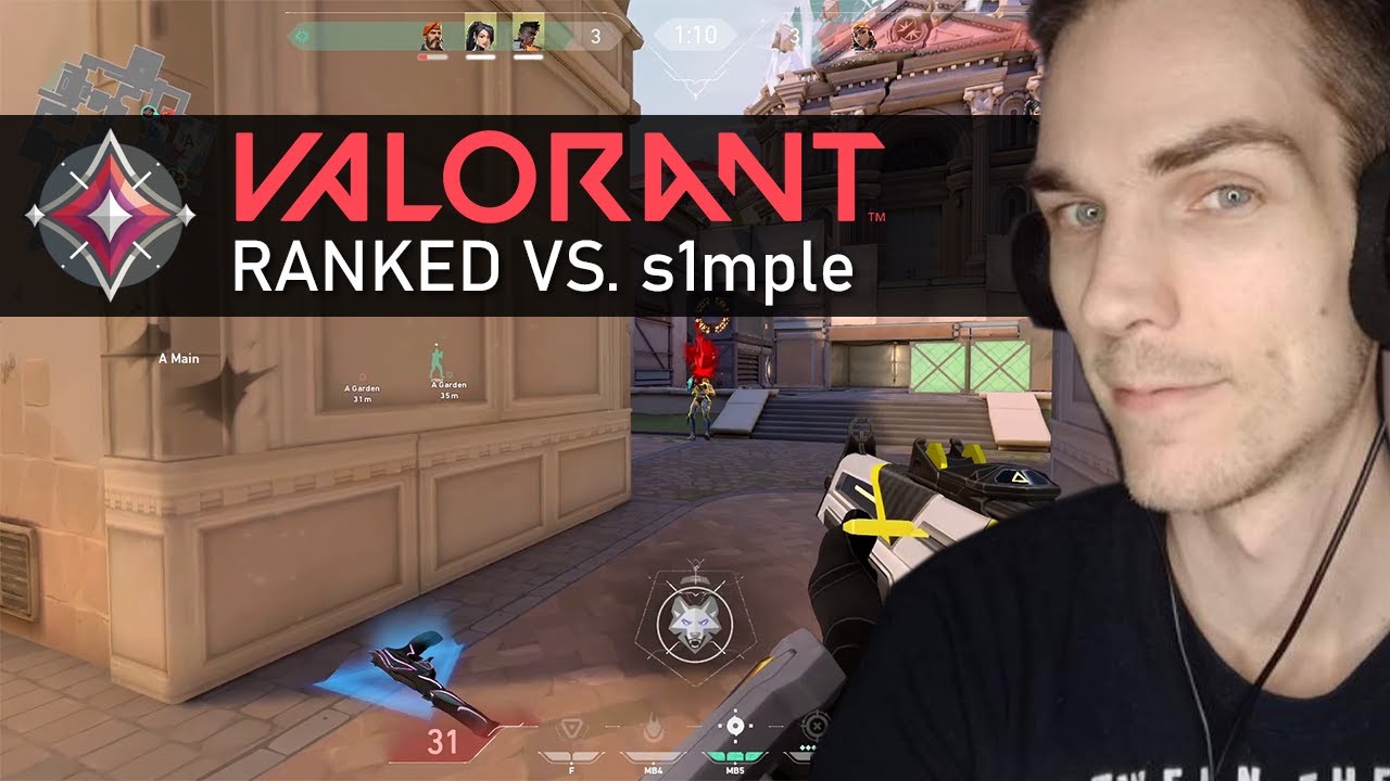 Playing 5v5 Ranked vs CSGO Pro s1mple in VALORANT (Immortal 3 Rank + DE Callouts)