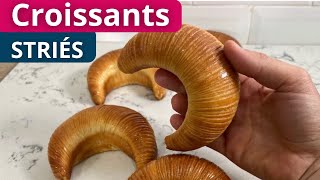 Croissants striés : Pâte feuilletée levée | COURS COMPLET