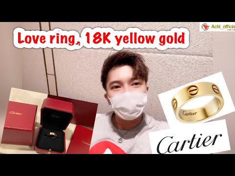 EP.87 - รีวิวแกะกล่อง Cartier Love ring, 18K yellow gold, New 2020