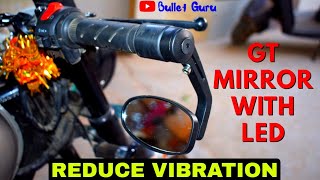 Handlebar Mirror With LED | REDUCE VIBRATION || R.J Von Handlebar Mirror With LED | REDUCE VIBRATION || R.J Von