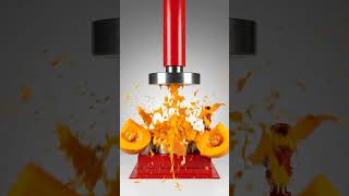 Hydraulic press crushes pumpkin  #reels #youtubeshorts #crushingtime