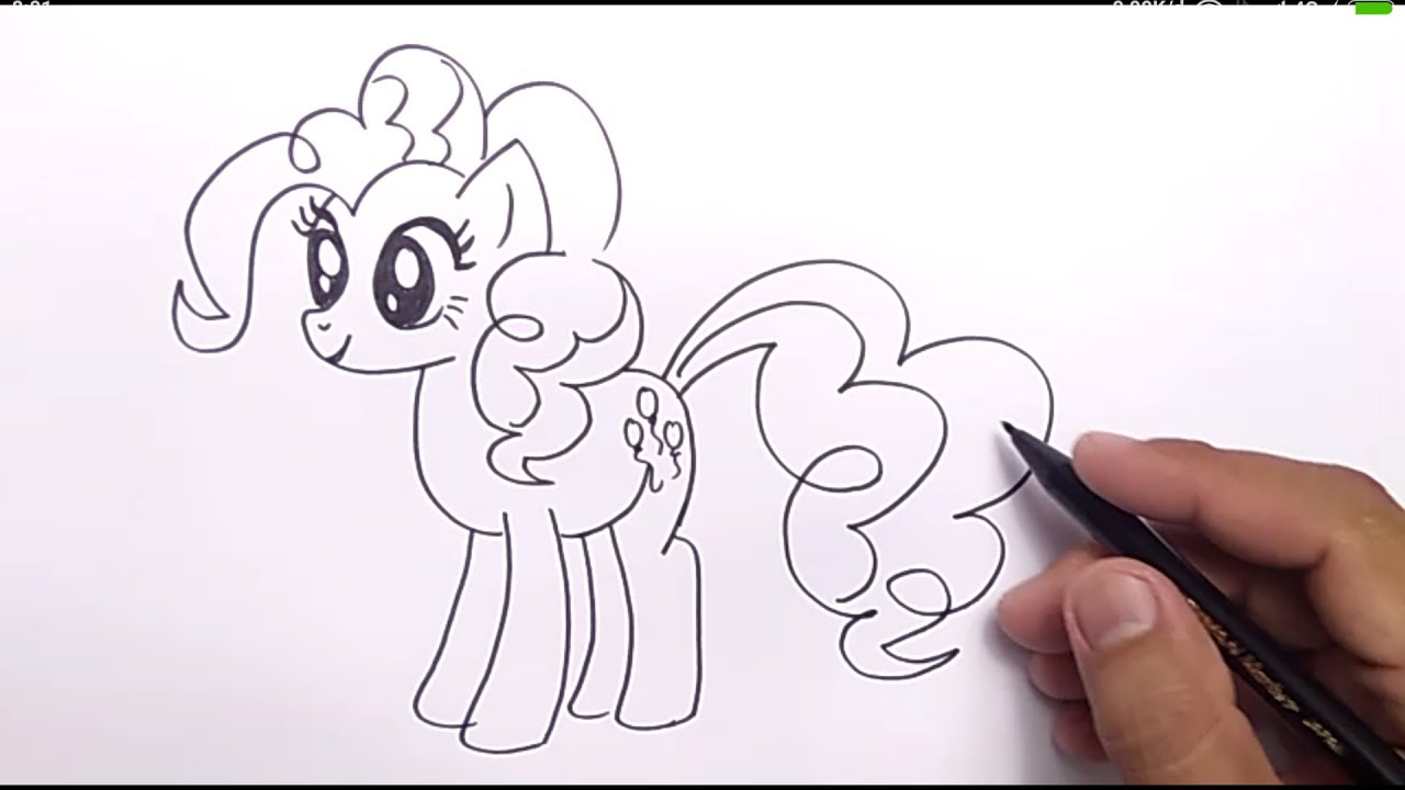 cara menggambar kuda  MY LITTLE PONY YouTube