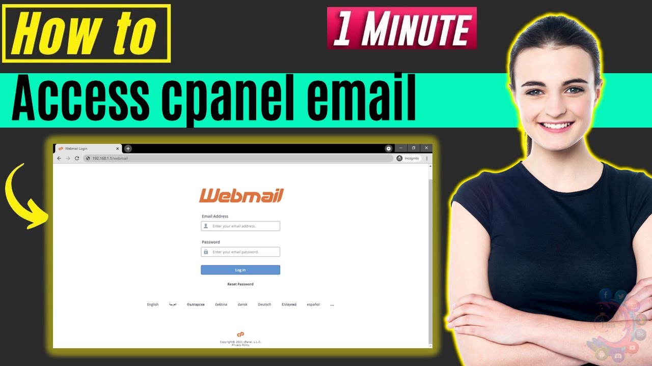 How to access cPanel Webmail - Email service 