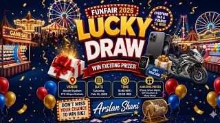 #VLOG Lucky Draw| Fun Fair 2k26 | #funfair #familyshow @ASYThandle2023