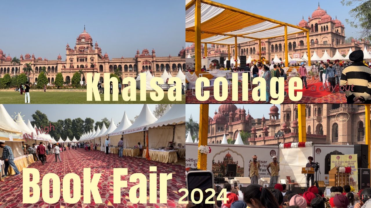 Book fair 📚khalsa collage || amritsar #khalsacollegeamritsar #amritsar #mela #college