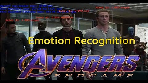 Avengers : Endgame Emotion Recognition with Raspberry pi OpenVINO