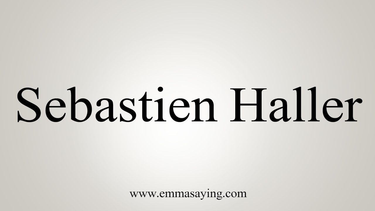 how to say in english jamun How To Pronounce Sebastien Haller