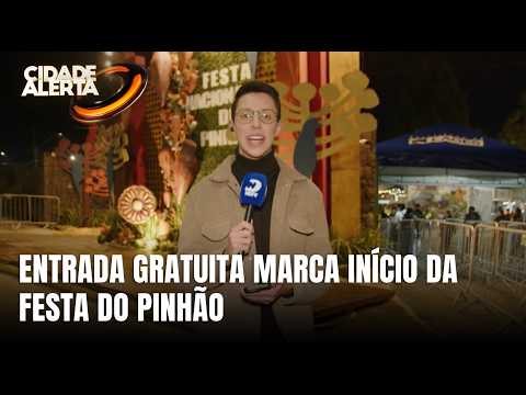Tecnologia e segurança marcam abertura da Festa do Pinhão 2026
