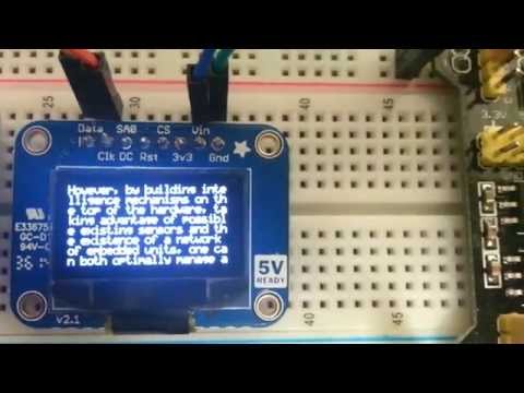 printf line by line with scrolling