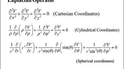 Lecture15_1: Laplace and Poisson Equations