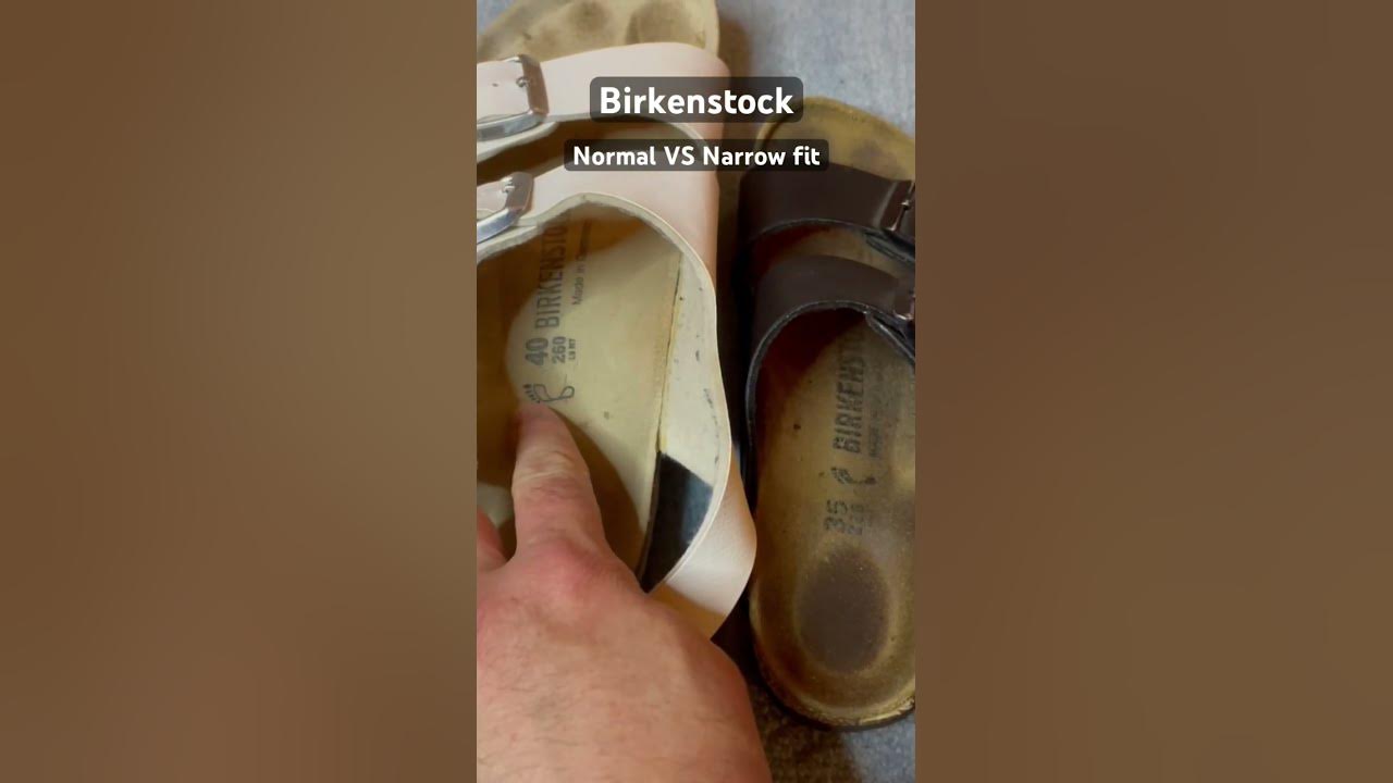 Birkenstock NORMAL NARROW fit | tell #shorts - YouTube