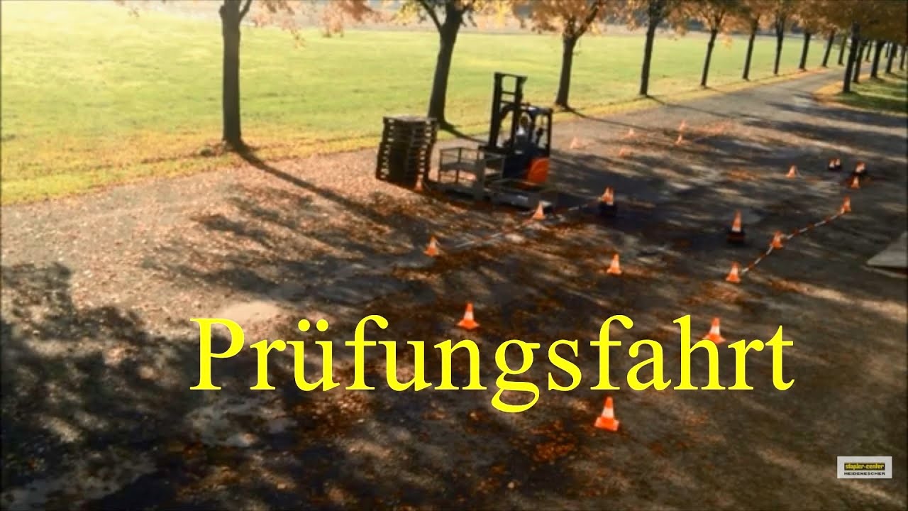 Staplerschulung inkl. Staplerschein - Prüfungsfahrt: Praktische Ausbildung