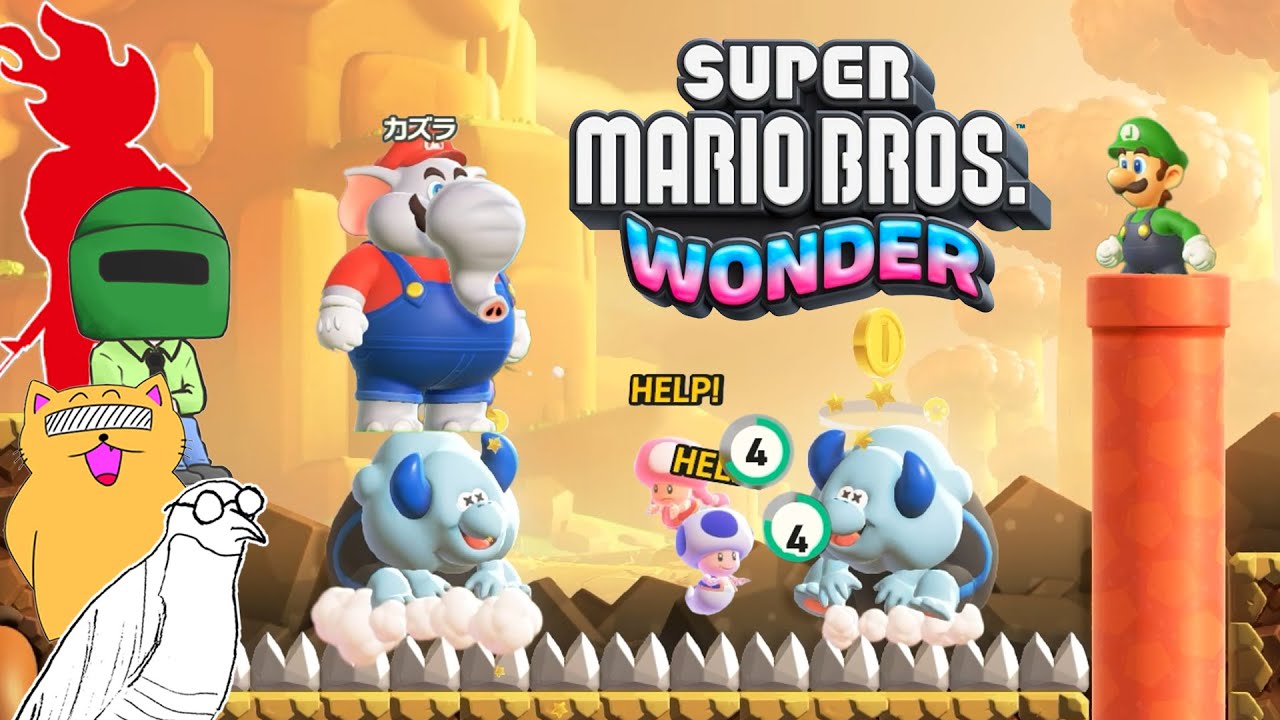 マリオの新作が最高に面白い！！！【スーパーマリオブラザーズワンダー】