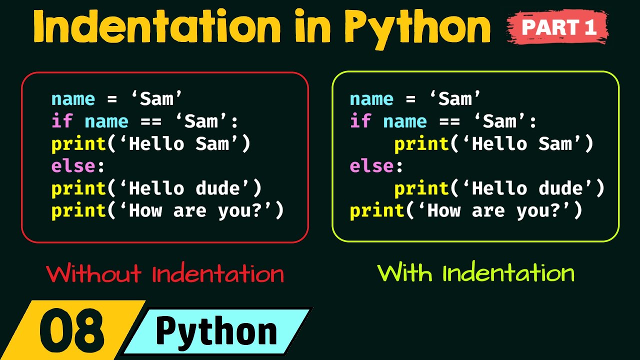 Python инкремент на 1. Indent в питоне